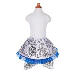 กระโปรงระบายสีซักได้ หางนางเงือก / COLOUR A SKIRT MERMAID