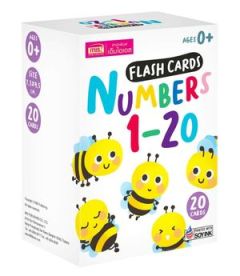 FLASH CARDS : NUMBERS 1-20 (การ์ดแข็ง)
