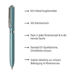 TWIST BALLPEN MINI TURQUOISE