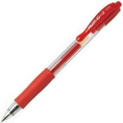ปากกาเจล Pilot G2 0.5 มม. สีแดง