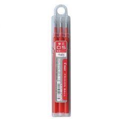 ไส้ปากกาเจลลบได้ Pilot Frixion 0.5 มม. สีแดง(แพ็ค3ชิ้น)
