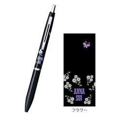 PILOT ปากกลูกลื่น หมึกดำ 0.5 มม : ANNA SUI สีดำ(ขอบเงิน)