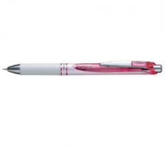 ปากกาหมึกเจลหัวเข็ม ด้ามมุก Energel 0.5 มม.สีแดง