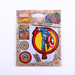 VINYL STICKER CAPTAIN AMERICA RETRO