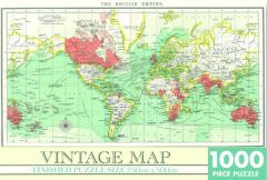 JIGSAW RECTANGULAR - VINTAGE MAP (1,000P 
