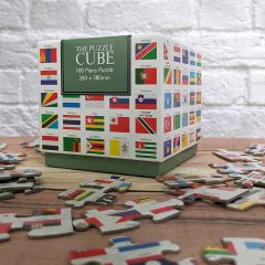 CUBE JIGSAW - FLAGS OF THE WORLD (100P)