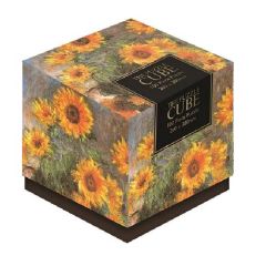 CUBE JIGSAW - MONET SUNFLOWERS (100P)