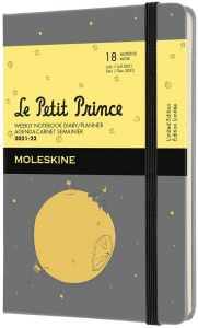 2021-2022 18M PETIT PRINCE WEEKLY PLANNER SLATE GREY 