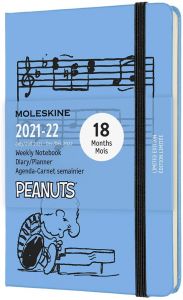 2021-2022 18M PEANUTS WEEKLY PLANNER BLUE 