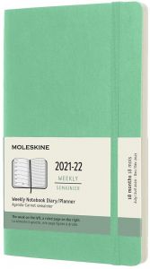 2021-2022 MOLESKINE 18M WEEKLY PLANNER GREEN SOFT 