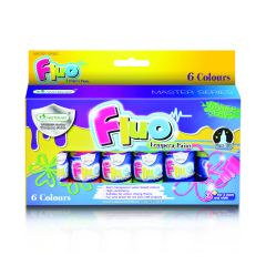 มาสเตอร์อาร์ต ชุดสีสะท้อนแสงมาสเตอร์ซีรี่ย์ 30 ml / MSTA MASTER SERIES TEMPERA PAINT FLUO SET 30 ML