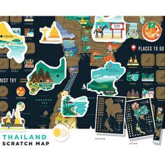 แผนที่ขูดประเทศไทย / SCRATCH MAP THAILAND