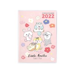 2022 MONTHLY PLANNER AMIKO FLOWER1 A6 