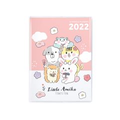 2022 MONTHLY PLANNER AMIKO FLOWER2 A6 