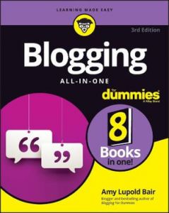BLOGGING ALL-IN-ONE FOR DUMMIES (3RD ED.)