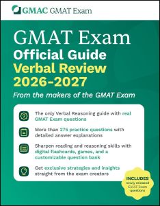GMAT OFFICIAL GUIDE 2026-2027 VERBAL REVIEW: BOOK + ONLINE QUESTION BANK