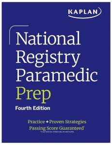 KAPLAN NATIONAL REGISTRY PARAMEDIC PREP