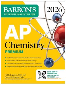 BARRON'S AP CHEMISTRY PREMIUM, 2026: PREP BOOK WITH 6 PRACTICE TESTS + COMPREHEN
