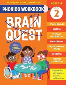 BRAIN QUEST PHONICS WORKBOOK: GRADE 2