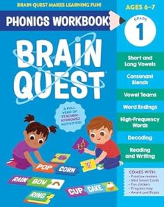 BRAIN QUEST PHONICS WORKBOOK: GRADE 1