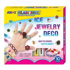 ชุดระบายสีเจลเครื่องประดับ GLASS DECO ICE JEWELRY KIT/D.I.Y GLASS DECO ICE JEWELRY KIT
